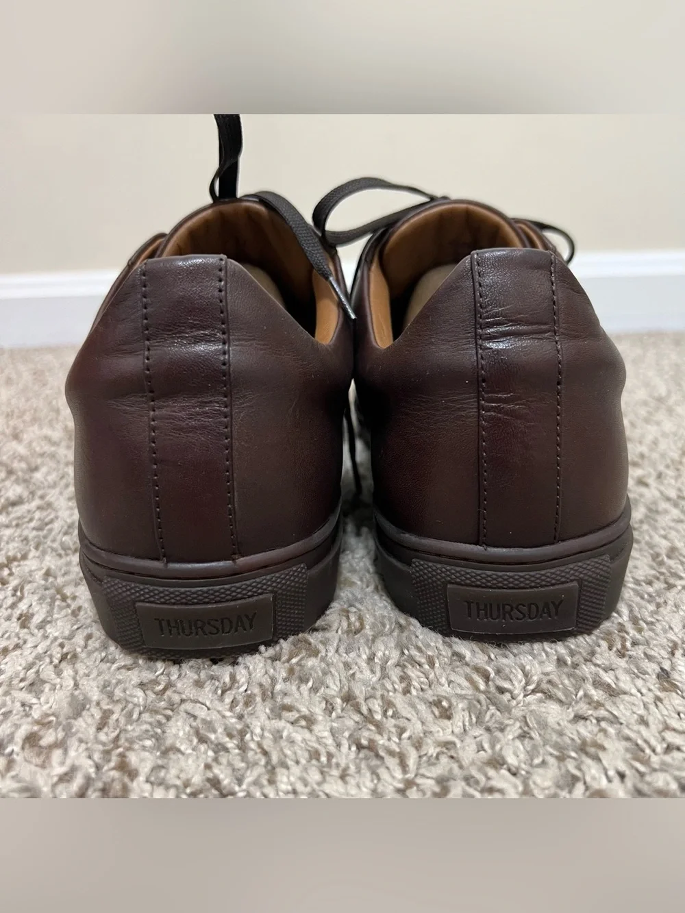 Thursday Men's Premier Low Top Leather Sneakers Old English Size 11